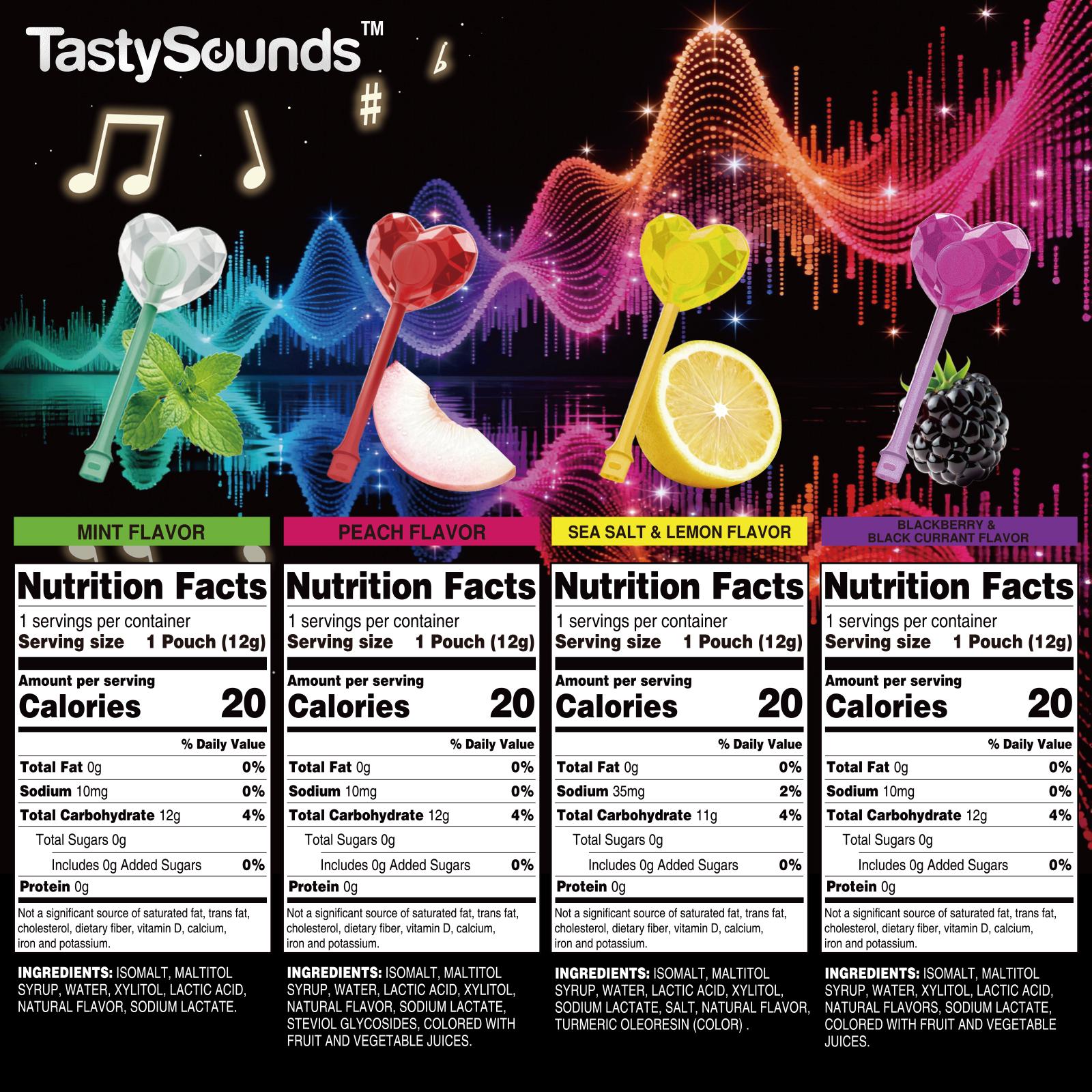 AMOS Wireless Audio Lollipop Gift Box – Bone Conduction Music Candy, Multi-Flavor Variety Pack, Rechargeable Singing Lollipop, Unique Tech Sweet for Parties & Gifts Pre-Sale