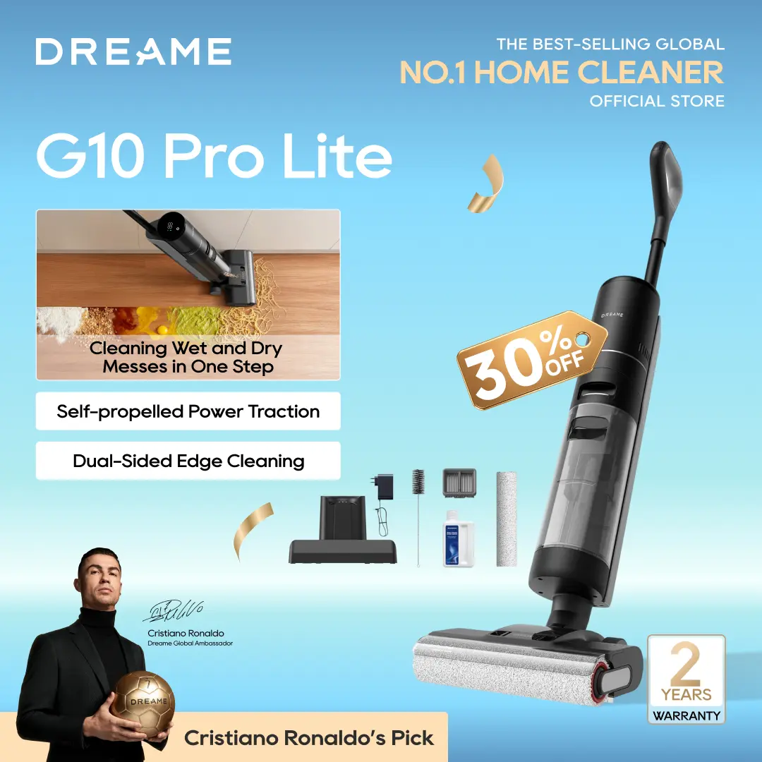 DREAME G10 Pro Lite Vacuum Mop, Wet Dry Vacuum Cleaner, Cordless Vacuum Mop All in One for Hard Floors,back to school,back to school haul