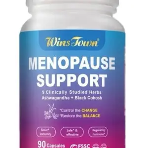 10-1 Menopause Supplement for Women - Female Hormone Balance Capsules for Night Sweats, Hot Flashes & Mood Swings with Ashwagandha, DIM, Vitamin D, DHEA - Dietary Supplement - 90Count