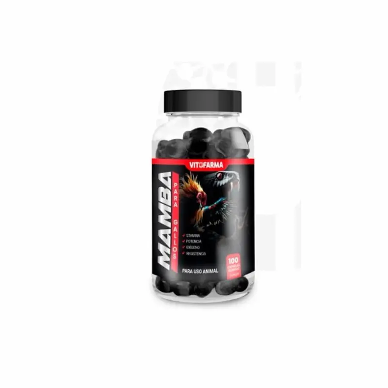 Mamba Gallos/Roosters - 100 Softgels for Anim…