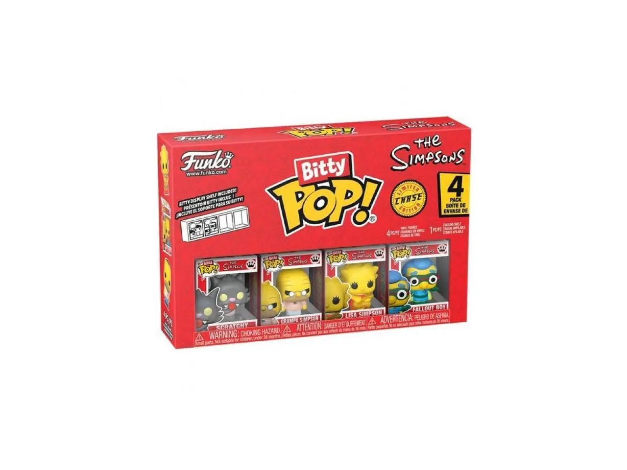 Funko Bitty POP! The Simpsons Scratchy 4-Pack Mini Figures