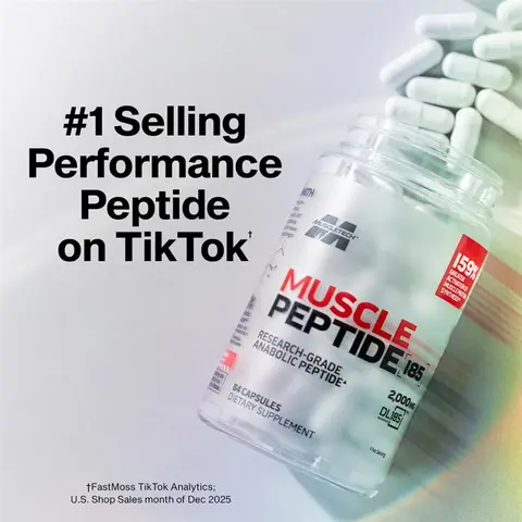 MuscleTech Leucine Peptide 185 - 84 Capsules (28 Servings)