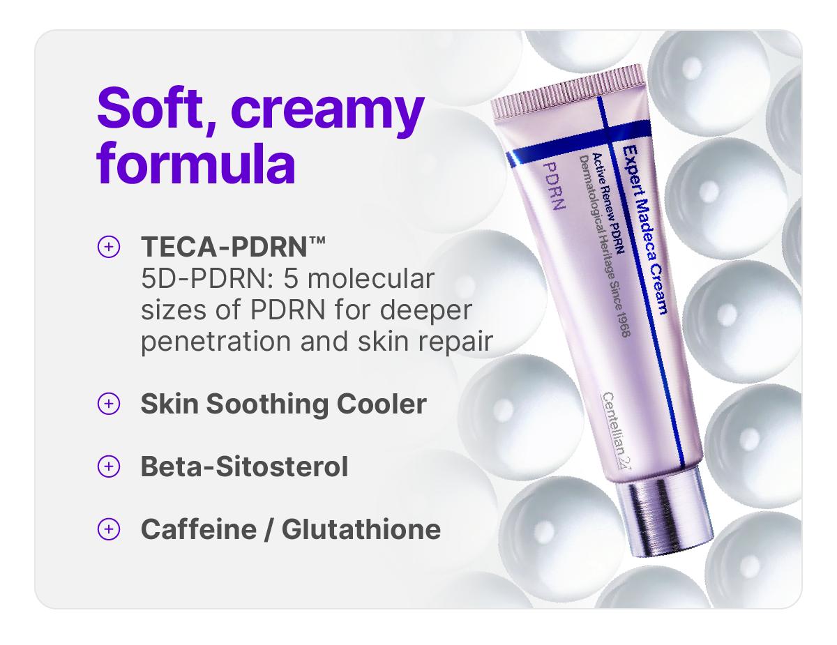 [Centellian24] K-Beauty Pharmaceutical: PDRN + TECA | Madeca Cream Time Reverse + Expert Madeca Cream Active Renew PDRN 50ml - Elasticity Firming Soothing Calming Deep Hydration Barrier Support for All Skin Types