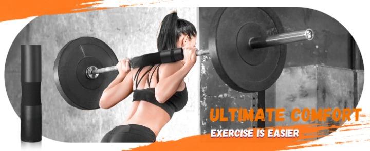 Foam Squat Barbell Pad, Lunges & Bar Padding For Hips Thrusts, Fitness Equipment For Home Gym Sports Fitness ,Neck and Shoulders While Training