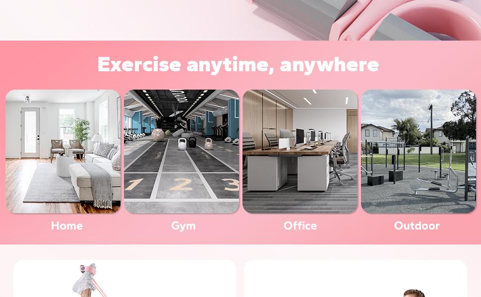 Merach Multifunction Pedal Resistance Band, Elastic Pull Rope Fitness, Full-Body Workout at Home Gym, Exercise Sit-up, Yoga, Abdominal Training