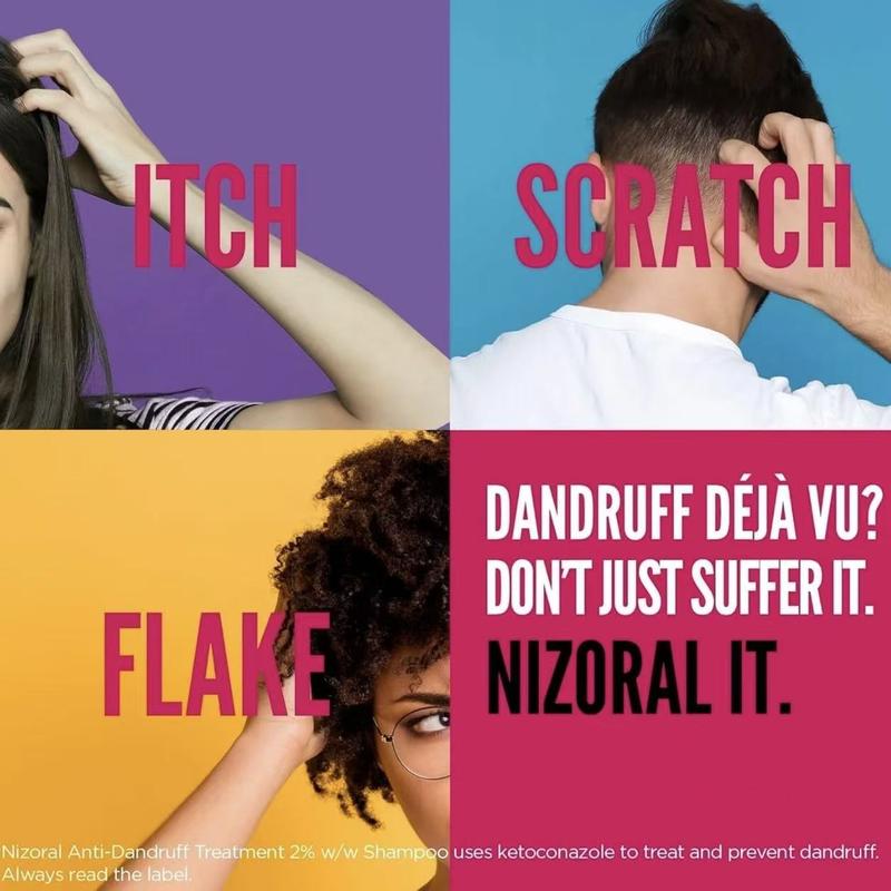 Nizoral Ketoconazole 2% Shampoo – Gentle Cleansing Formula for Scalp Care, 60ml