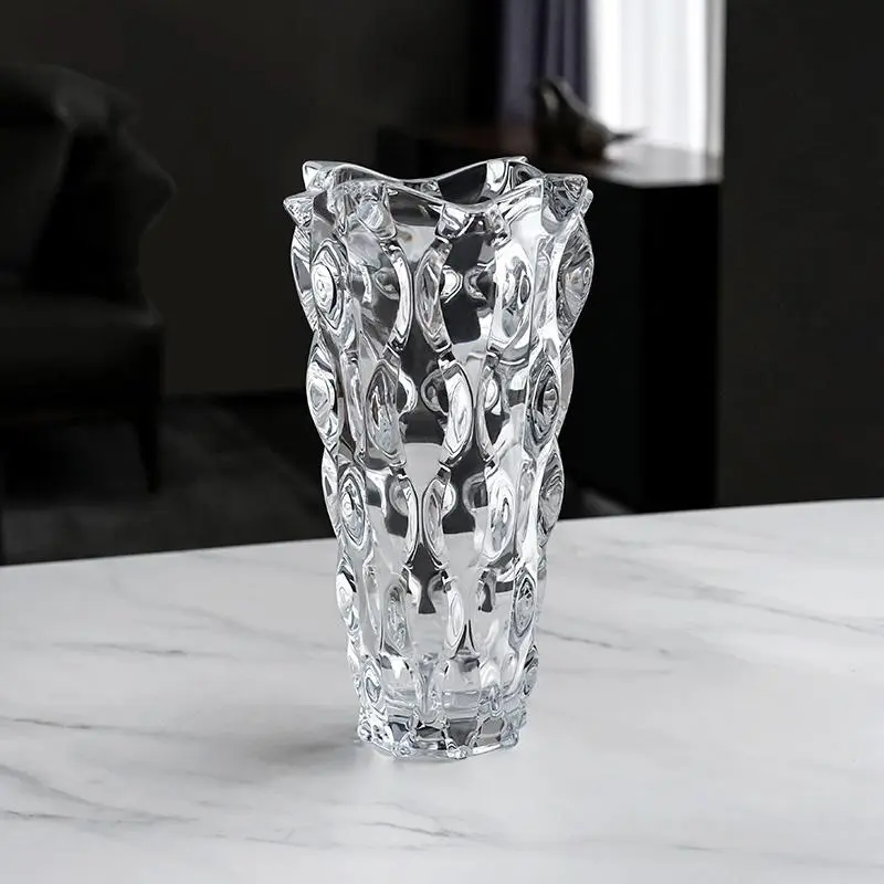Glass Vase, Modern Flower Arrangement Vase, Elegant Flower Vase for Home Living Room Dining Room Decor, Home Decor, Ornaments