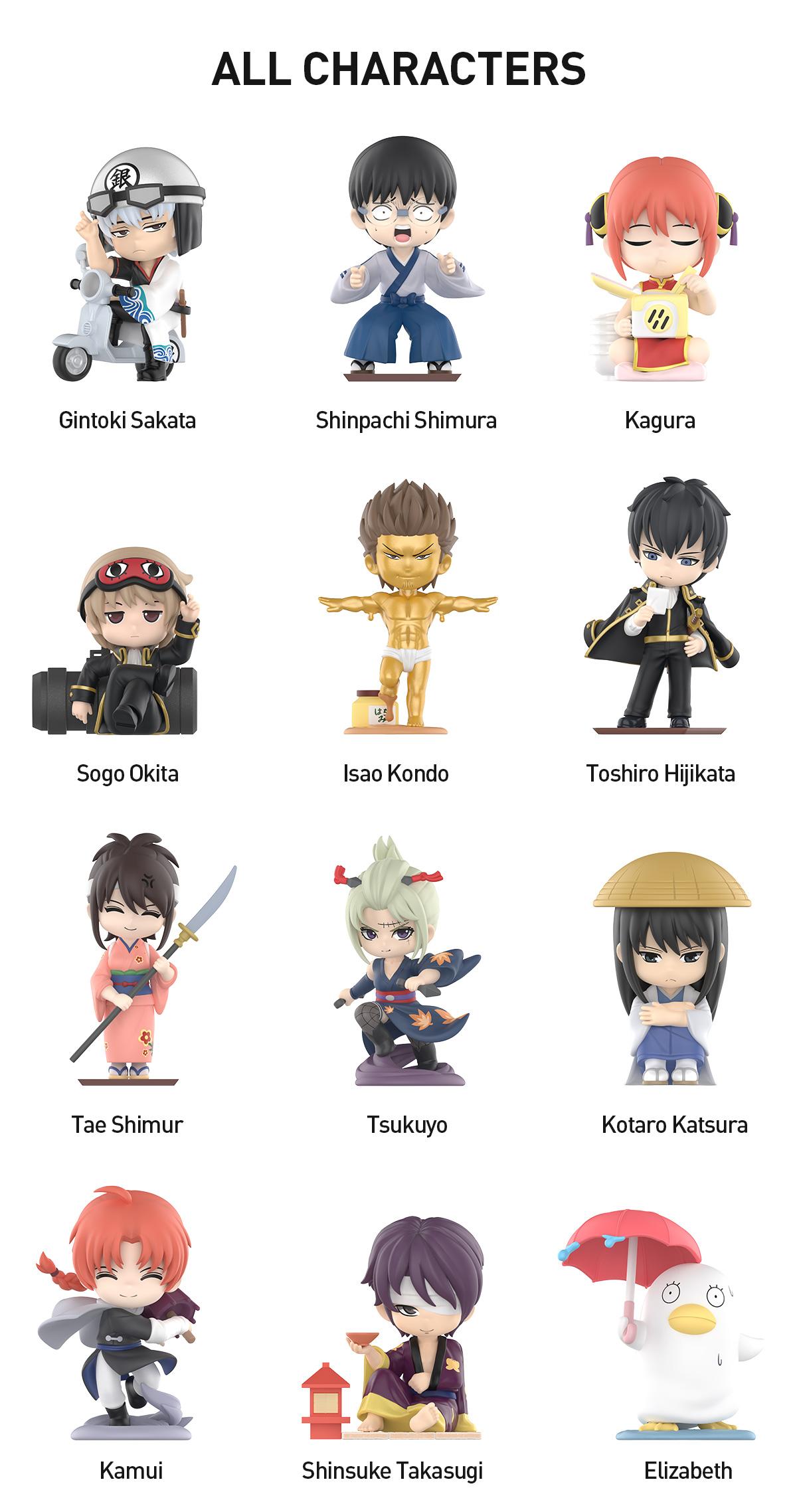 POP MART Gintama Welcome To Yorozuya Series Figures Blind Box