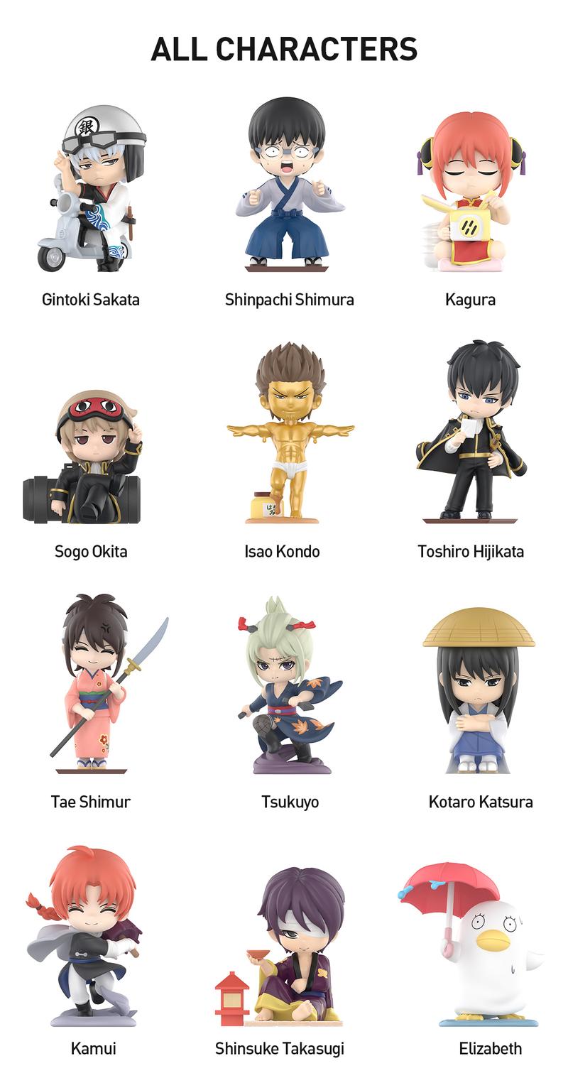 POP MART Gintama Welcome To Yorozuya Series Figures Blind Box