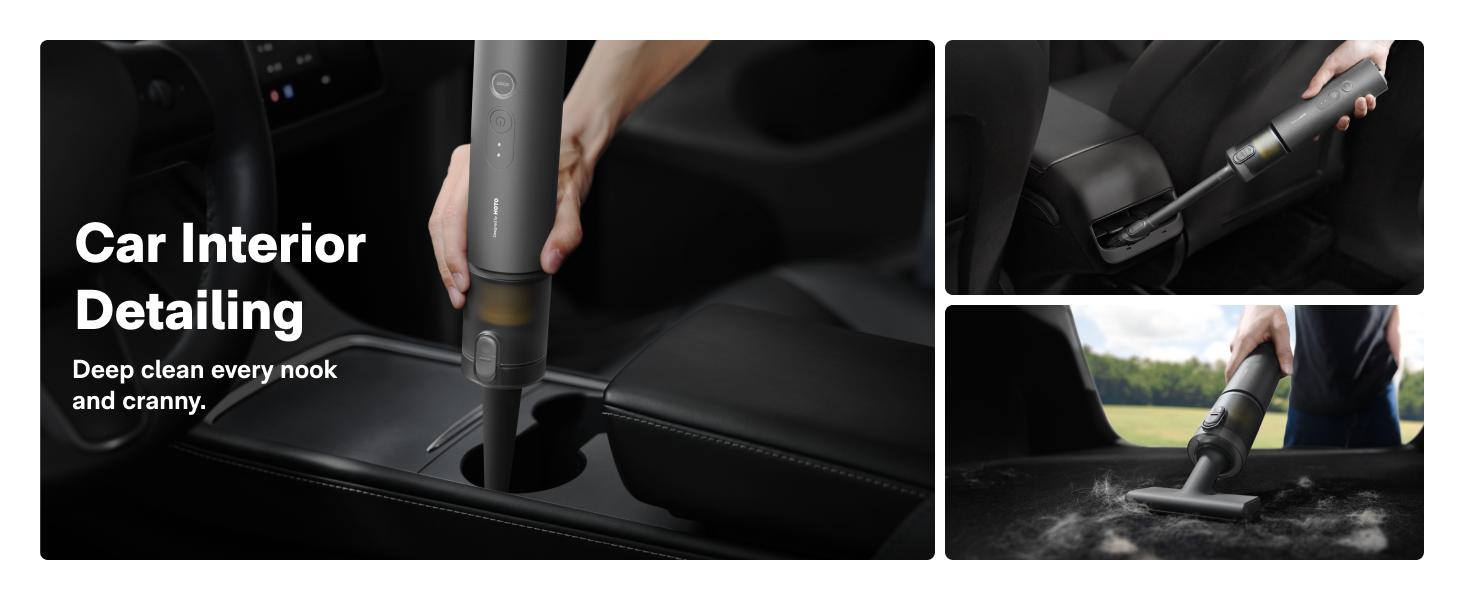 HOTO Cordless Handheld Car Vacuum Cleaner - 4-in-1 Portable Mini with 20000Pa Strong Suction & Electric Air Duster for Home, Office & Car Cleaning HOTO Cordless Handheld Car Vacuum Cleaner - 4-in-1 Portable Mini with 20000Pa Strong Suction & Electric Air Duster for Home, Office & Car Cleaning