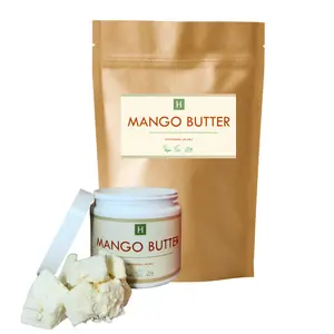 Mango Butter Raw Unrefined Body Moisturizer | Natural | Vegan | Halal | For Skin, Hair, Body |