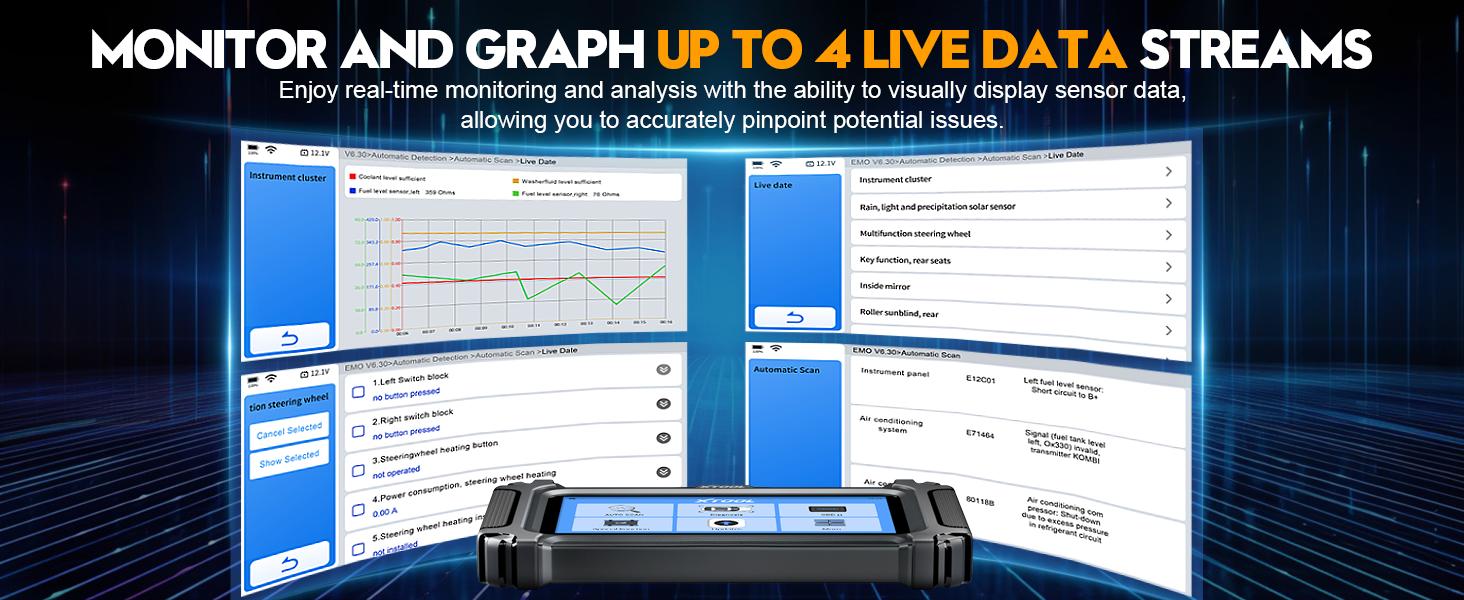 XTOOL D5S OBD2 Scanner Car Diagnostic Scan Tools for ABS/SRS/Engine/Transmission, 16 Reset Services, Free Lifetime Update, Code Reader for Cars & Trucks, Crank Sensor Relearn, FCA AutoAuth, CAN FD for Vehicle Springtok Automotive Alternator Tester