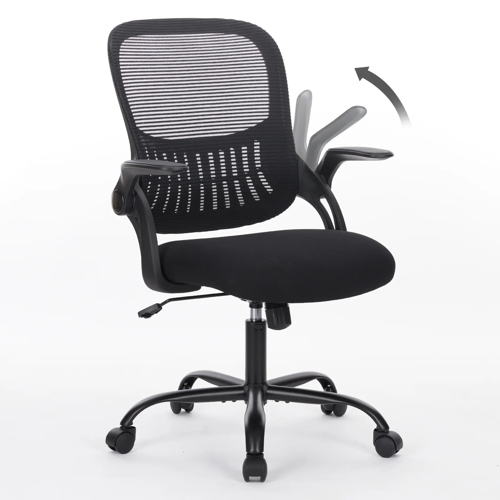 Home Office Computer Desk Chair, Ergonomic Mid-Back Mesh Rolling Work Swivel Task Chairs, Comfortable Lumbar Support, Comfy Home Office Computer Desk Chair, Ergonomic Mid-Back Mesh Rolling Work Swivel Task Chairs, Comfortable Lumbar Support, Comfy