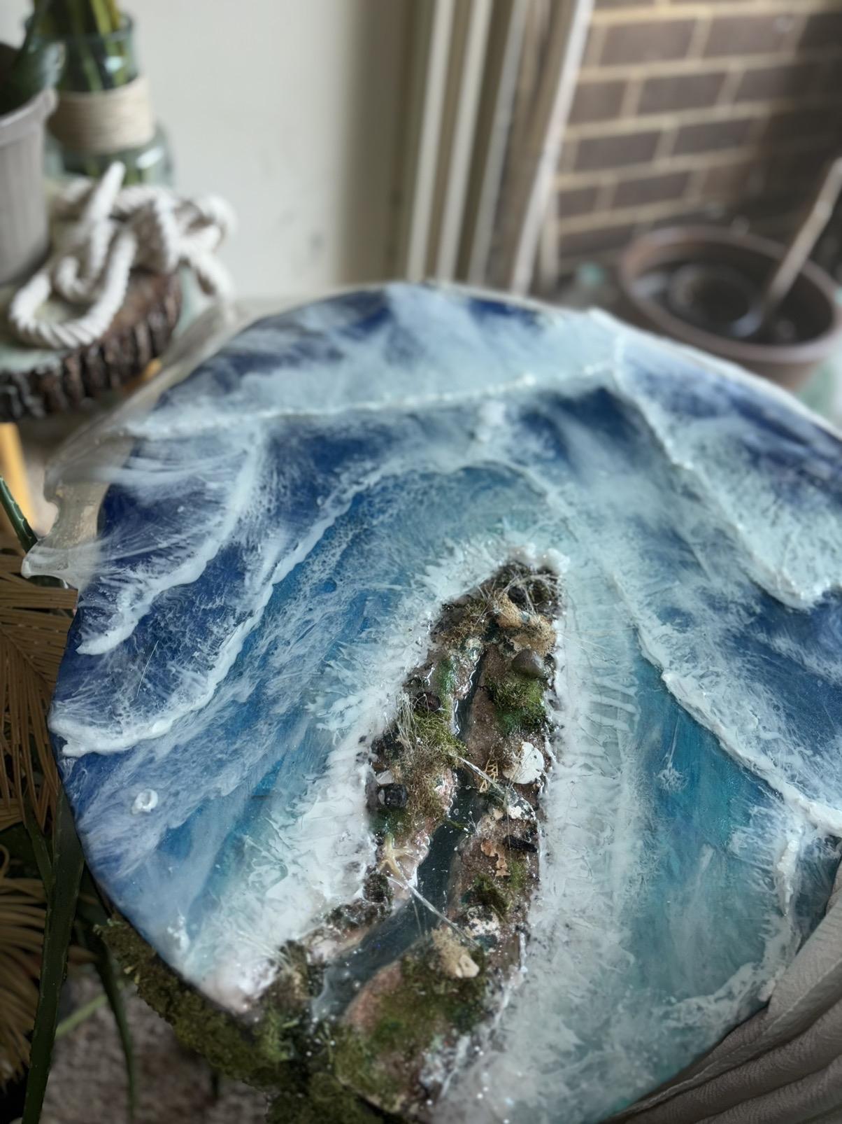 Poseidon’s Wet Dreams Glow in the dark 3D Resin Table
