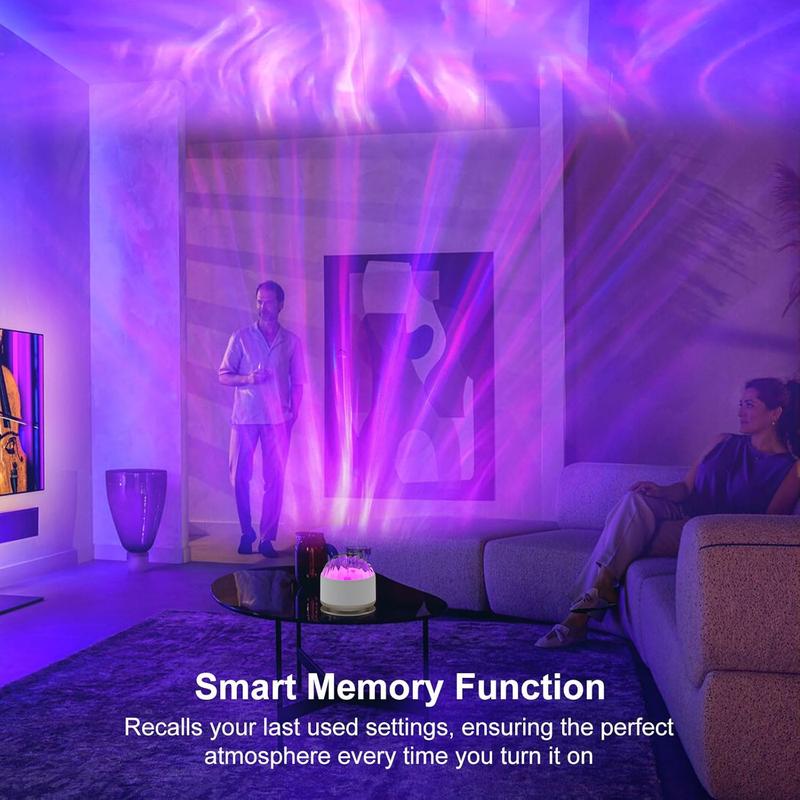 Northern Lights Projector 16 Color Aurora Night Light with Remote Control Dimmable Mood Lighting Memory Function for Kids Teen Girls Bedroom Playroom Gift