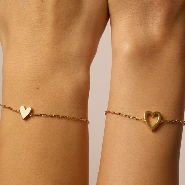Delzzad BFF Friendship Heart Bracelets Adjustable Matching Bracelets Stainless Steel Chain Daily Costume Jewelry Accessories Perfect Birthday Anniversary Gift for Women for Mom Women Delzzad BFF Friendship Heart Bracelets Adjustable Matching Bracelets Stainless Steel Chain Daily Costume Jewelry Accessories Perfect Birthday Anniversary Gift for Women for Mom Women