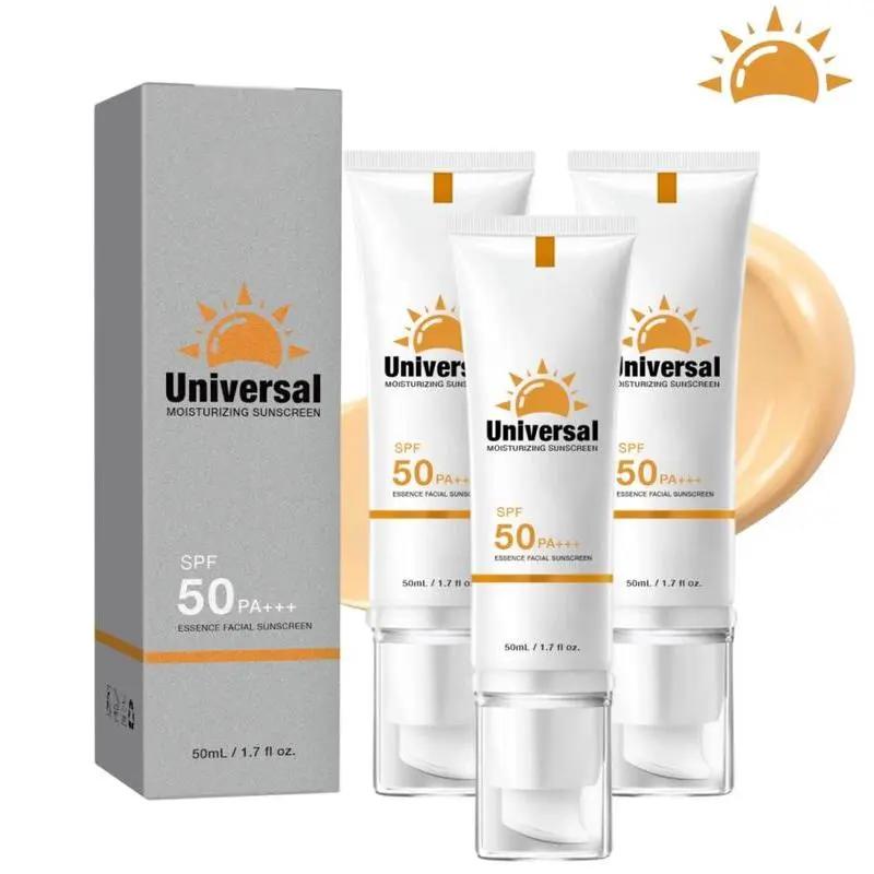 Moisturizing Sunscreen with Concealer, Gentle & Lightweight Facial Formula, Waterproof for Outdoor Activities,travel essentials