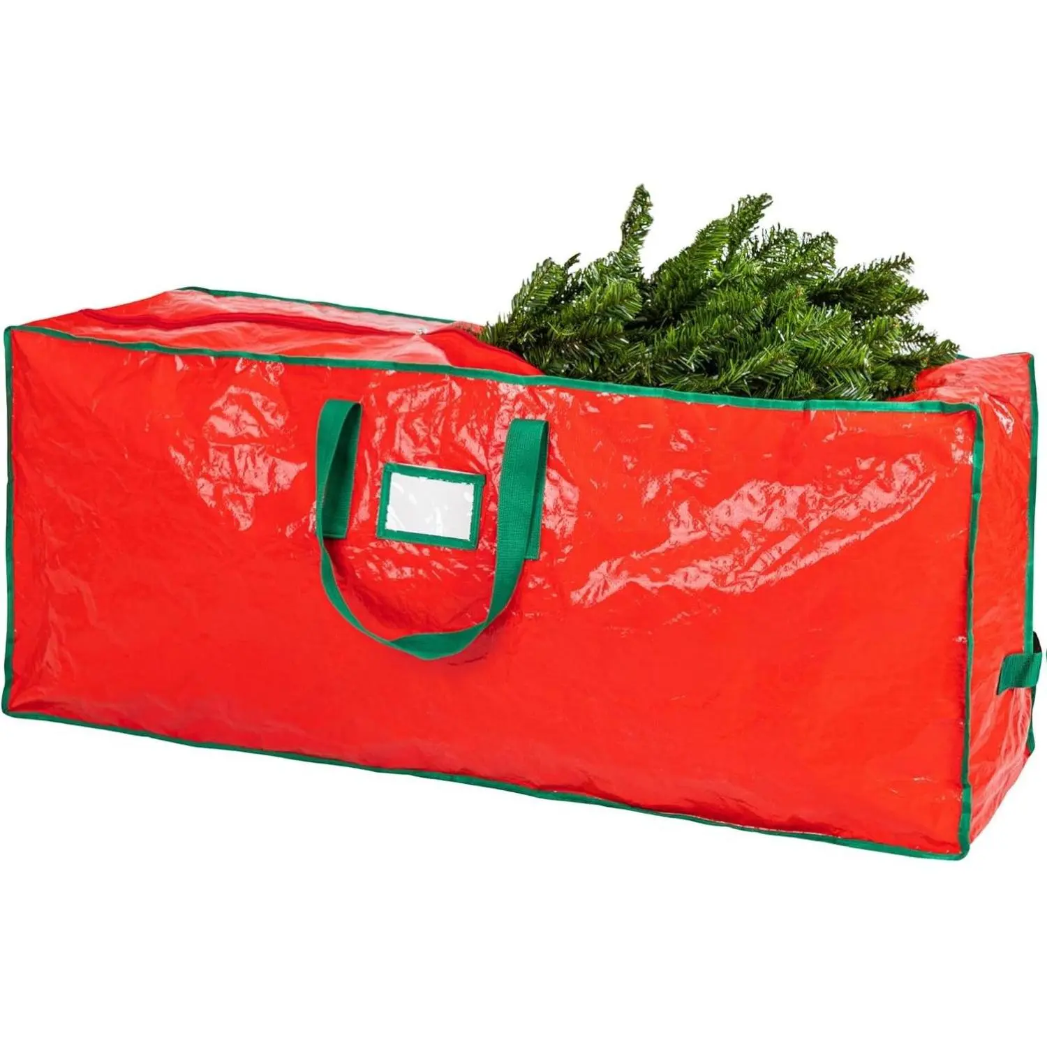 [New Deal] Christmas Tree Storage Bag - Stores 7.5-ft Artificial Xmas Holiday Tree, Durable Waterproof Material, Zippered Closure, Carry Handles, Insect Resistant, Protects Against Dust and Moisture