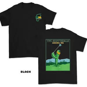 Golf Graphic Vintage Shirt for Men & Women, Breathable Cotton Apparel, TPC Scottsdale Arizona USA Golf Course Inspired Shirt, Gift for Golf Enthusiasts