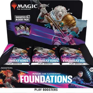 Magic: The Gathering Foundations Play Booster Display FDN Guaranteed Foil in Every Pack