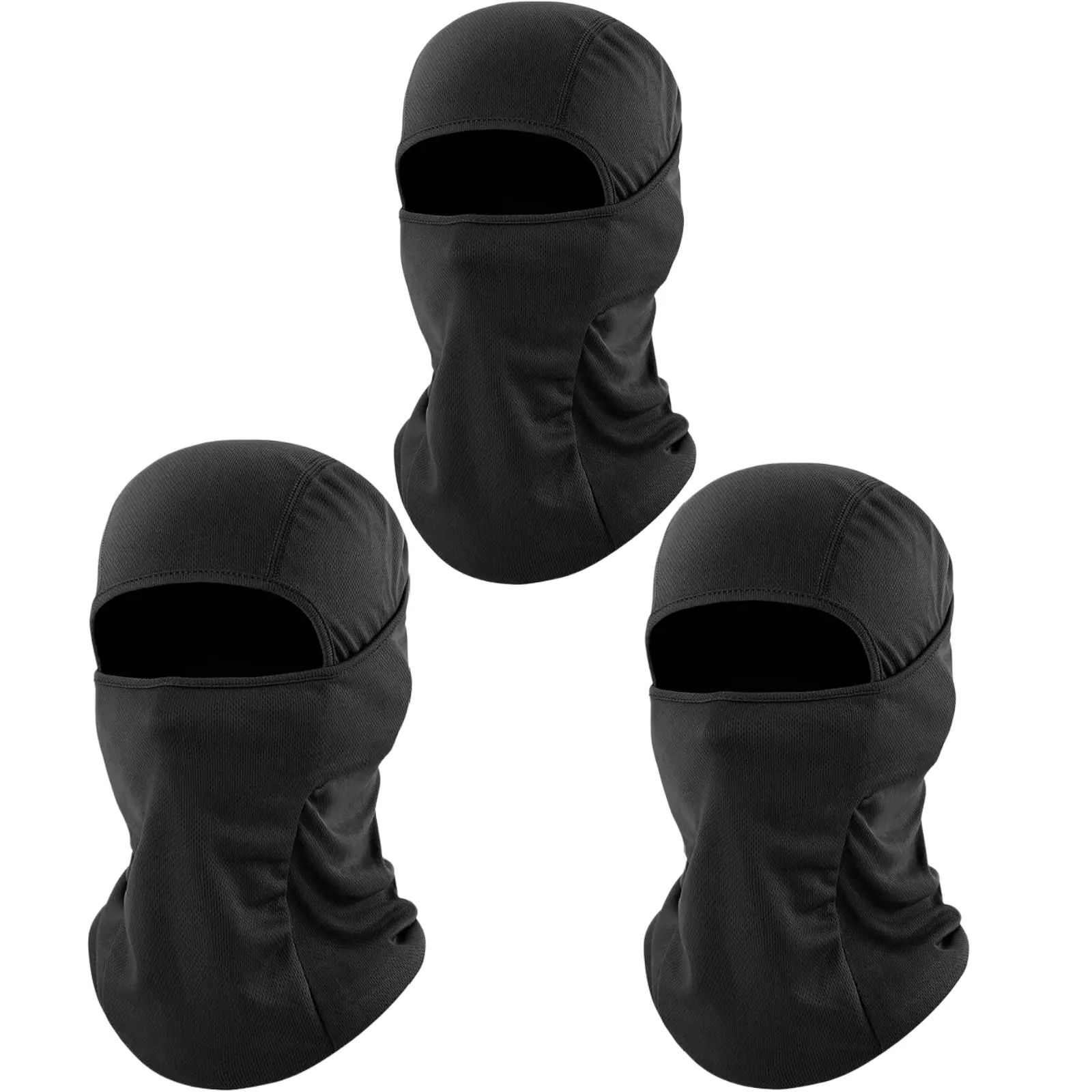 3PCS Summer Outdoor Motorcycle Mask, UV Protection Cooling Neck Gaiter, Unisex Ski Mask, Mask, UV Protection, High Stretch Mask, Balaclava Face Mask Suitable for Skiing, Fishing, Hiking, and Cycling breathable,FathersDay Gift