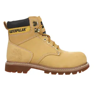 Cat Footwear Mens Second Shift 6 Inch Slip Resistant Steel Toe  Work/Duty - Beige