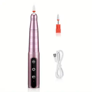 Cordless Electric Nail Drill Machine 35000rpm For Acrylic Nails, Portable Rechargeable Nail Drill Set For Manicure And Pedicure, With Gifts