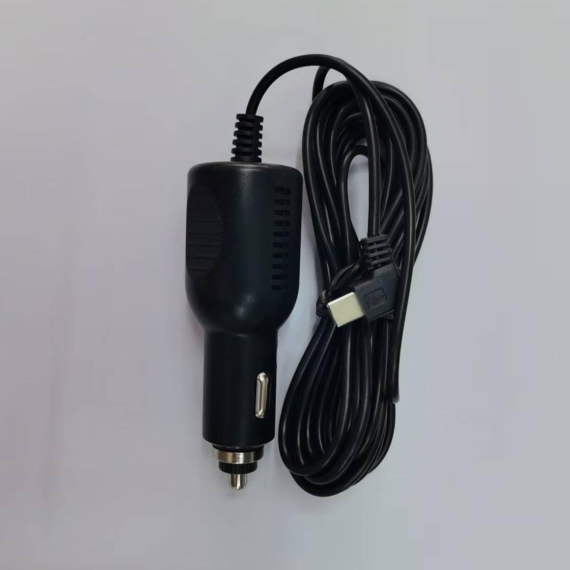 【PASLDA】Universal 3.5M 5V/3A Cigarette Lighter Car Charger  Power Cord with Type-C Port for 7" & 8" CarPlay, Dash Cams