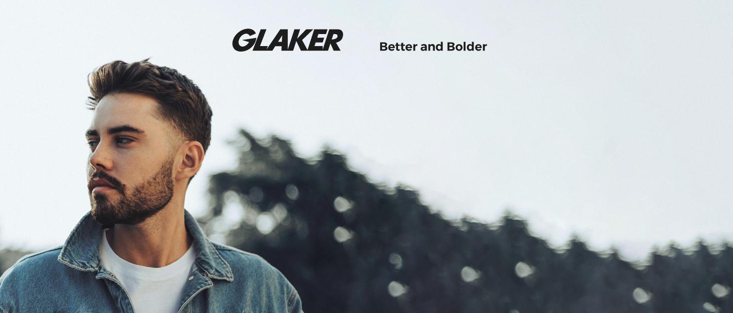 GLAKER Hair Clipper & Trimmer Kit - Cordless, LED Display, Long Battery Life, Adjustable Steel Blades, Spectacular Comfort - K11