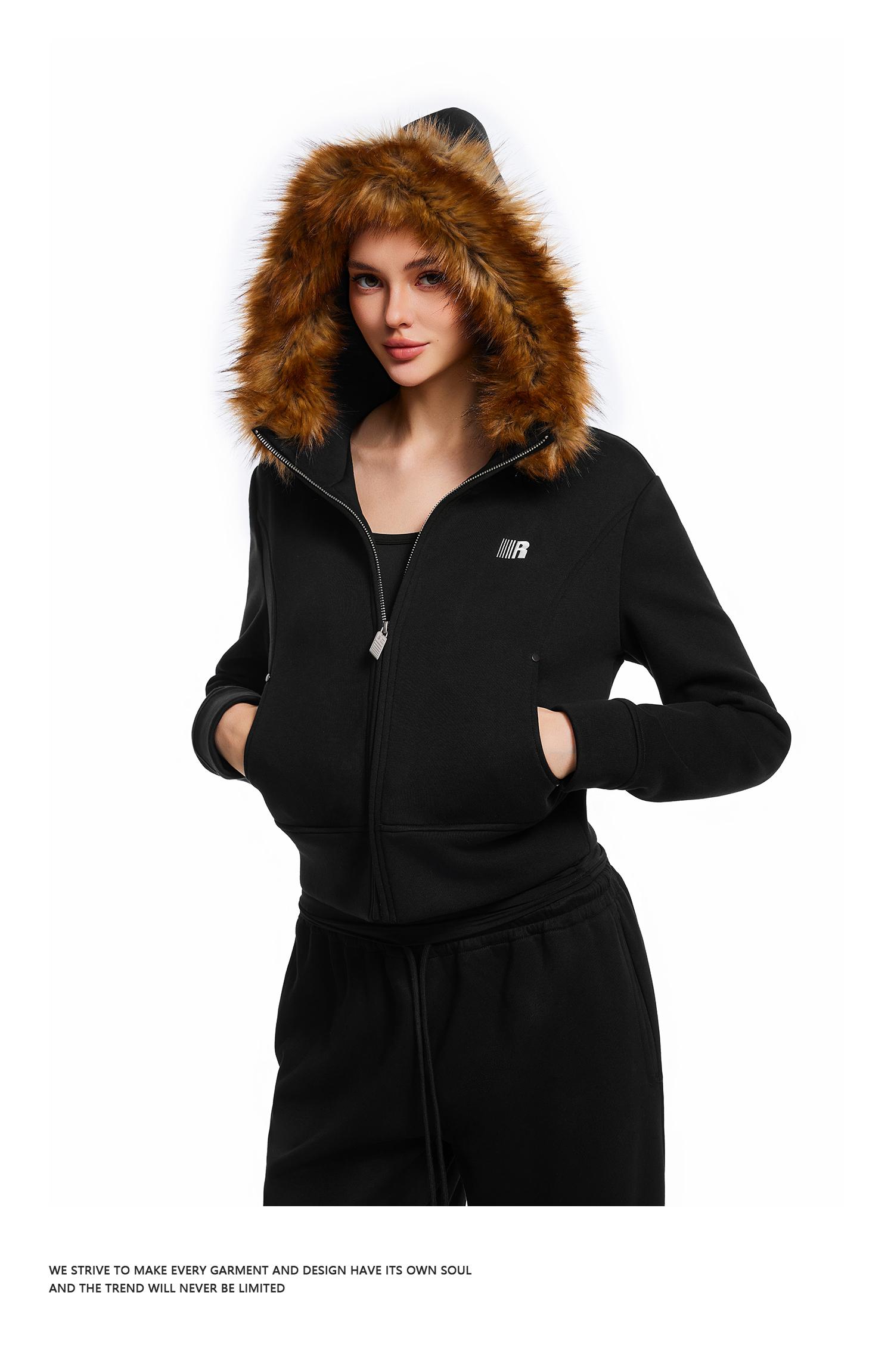 FDR Cloud Classic Unisex Hoodie Oversized | Slim Fit Zip-up