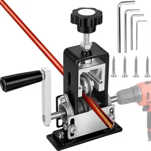 Manual & Electric Drill Operable Wire Stripping Machine Quick-change Blade for 1mm-25mm Wires Heavy Duty Hand Tool for Scrap Cable Removal Cutting Hardware