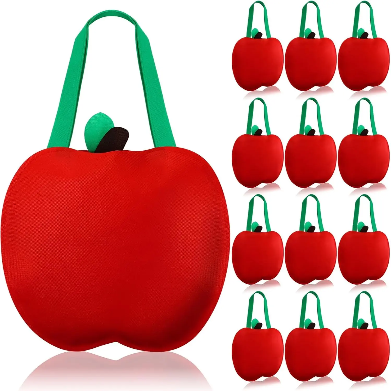 Apple Tote Bags(12 Pcs)