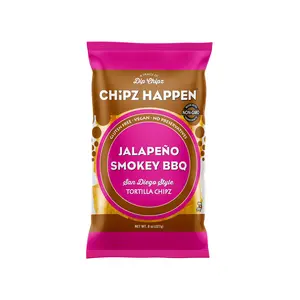 Chipz Happen Jalapeno Smokey BBQ  - 12 Pack of 3oz bag
