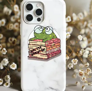 Smutty Bookworm Holographic MagSafe grip, Kindle Decoration, Phone Holder, Kobo Grips, Book Lover Gifts, Gift For Her