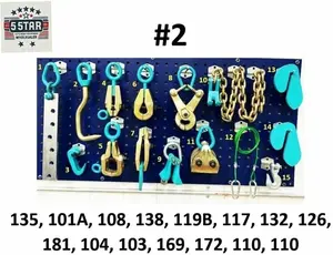 SET#2 15 Pcs HEAVY DUTY AUTO BODY FRAME MACHINE PULLING TOOLS & CLAMPS MEGA PACK