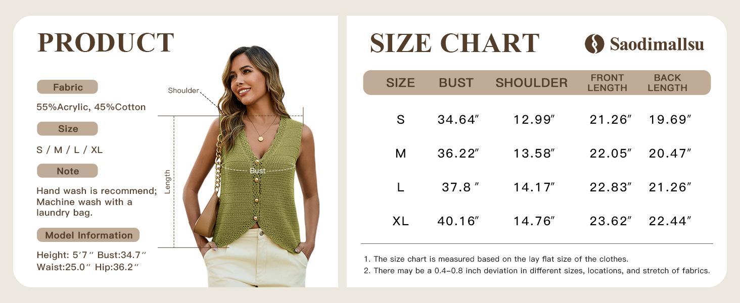 Saodimallsu Womens Sleeveless V Neck Sweater Vest Cropped Button Down Casual Loose Knit Summer Going Out Tops for Valentine's Day Collection Fashion Womenswear Beach Chic Elegant Elegant Everyday Outfits Spring Saodimallsu Womens Sleeveless V Neck Sweater Vest Cropped Button Down Casual Loose Knit Summer Going Out Tops for Valentine's Day Collection Fashion Womenswear Beach Chic Elegant Elegant Everyday Outfits Spring