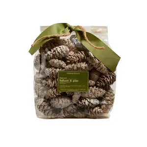 Fresh Cut Balsam & Pine potpourri in white cones 14oz.