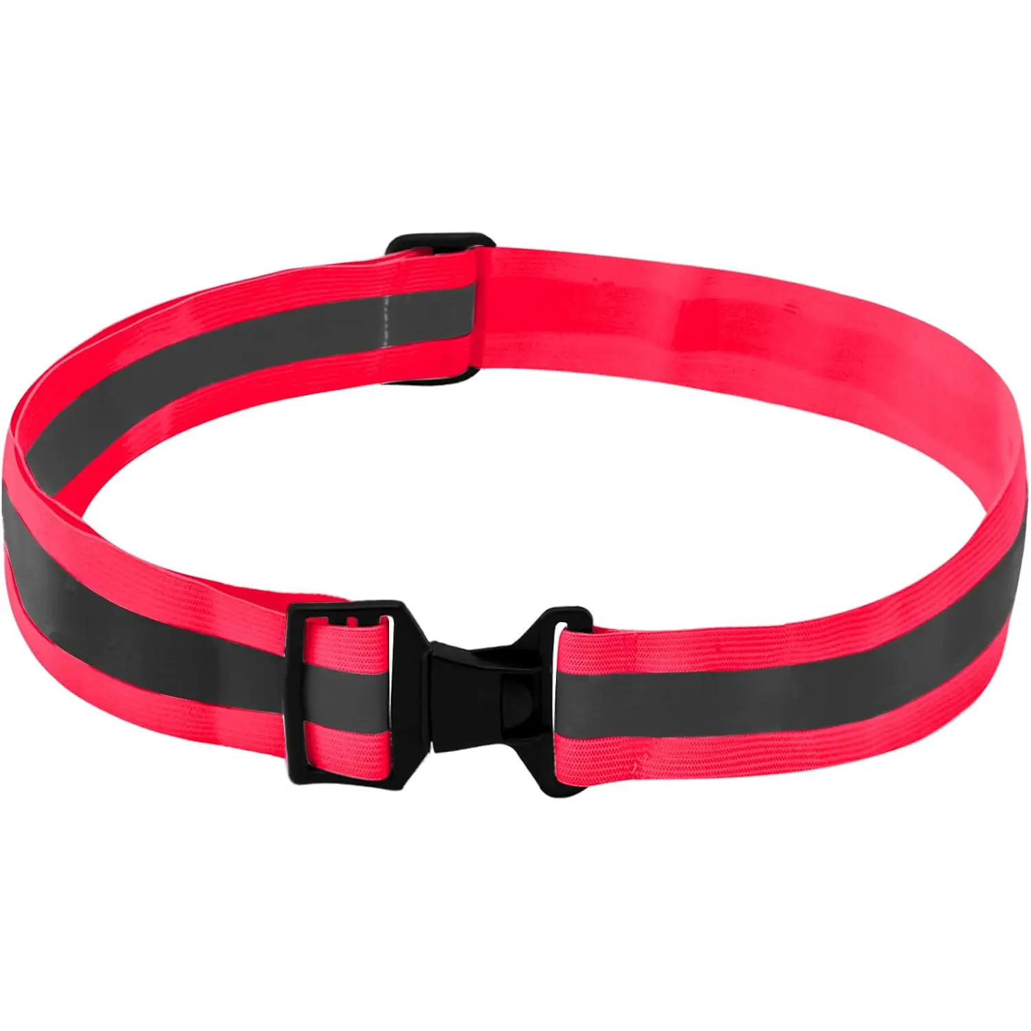 Reflective Glow Belt Running Safety Belt High Visibility Adjustable Reflective Belt for Walking Running Cycling