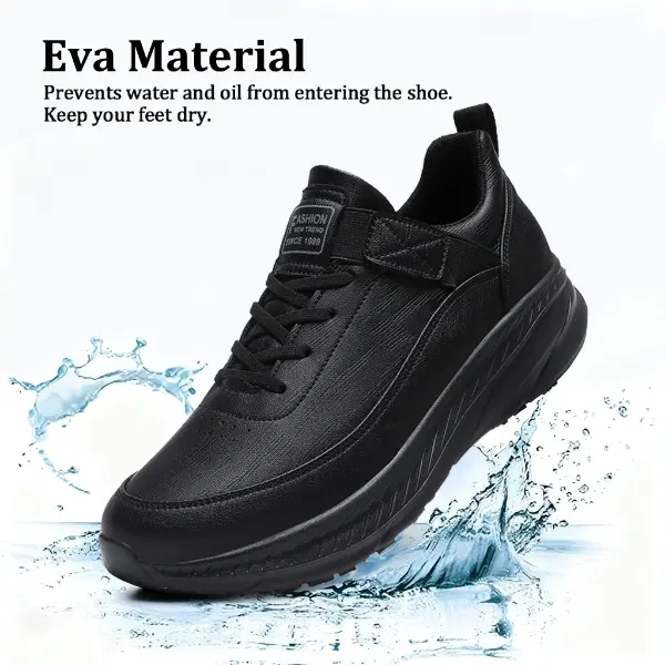Men's & Women's High-Quality Chef Work Footwear - Non Slip, Waterproof, Oil Resistant, Odor Proof, Stain Resistant, Comfortable, Wide Toe, Strapless, Easy On/Off for Catering Workers
