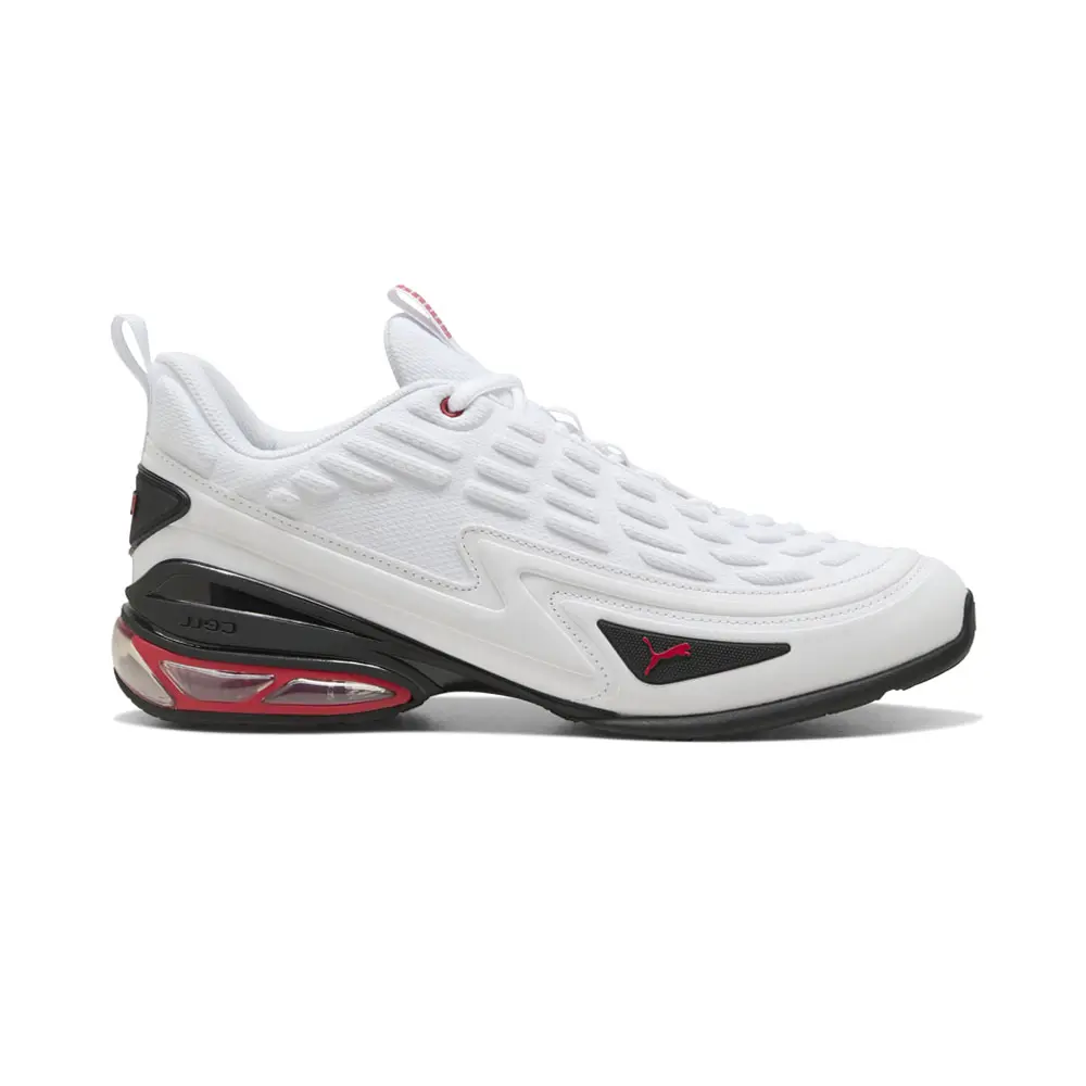PUMA Mens Meza Lace Up Sneakers Shoes Casual - White