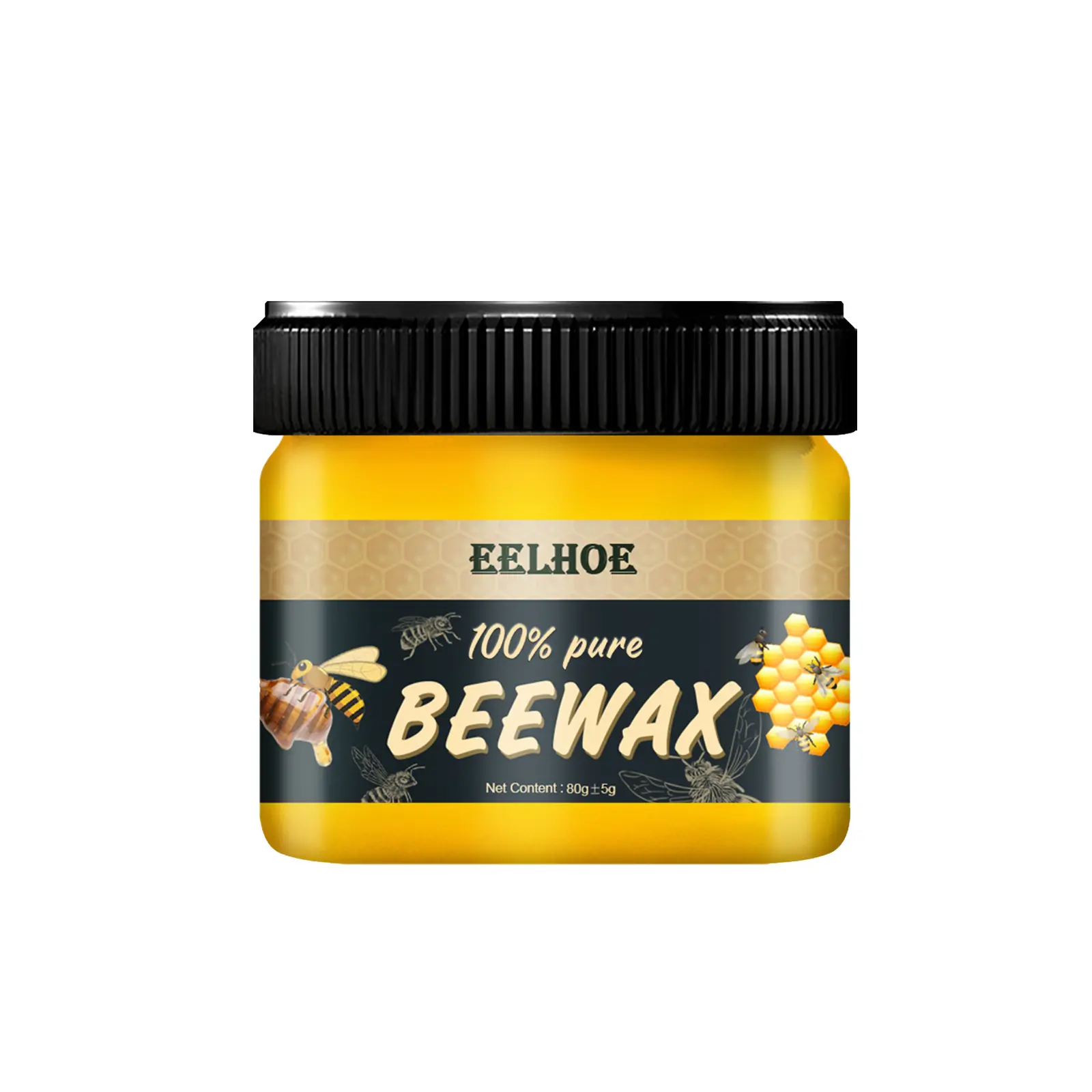 EELHOE 100% Pure Beewax for Furniture - Natural Beeswax Polished Beeswax Waterproof Hard-Wearing Wooden Floors Maintenance Care Concentrated Multipurpose Hydrogen Peroxide Hard Water Stain Removing Spray lavender pipe cleaner citric acid powder candy