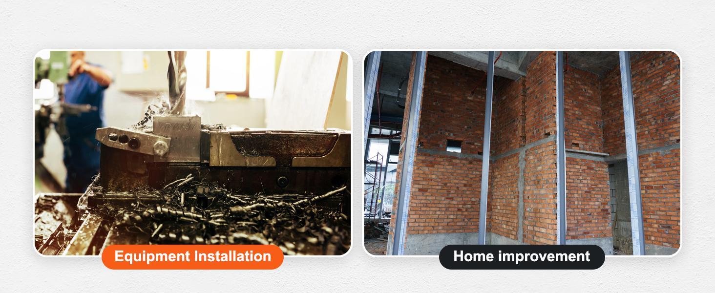 VEVOR Magnetic Drill, TikTokShopBlackFriday, 1450W 1.57" Boring Diameter, 12500N 850 RPM Portable Electric Mag Drill Press, with Variable Speed, Drilling Machine for any Surface Home Improvement Industry Railway