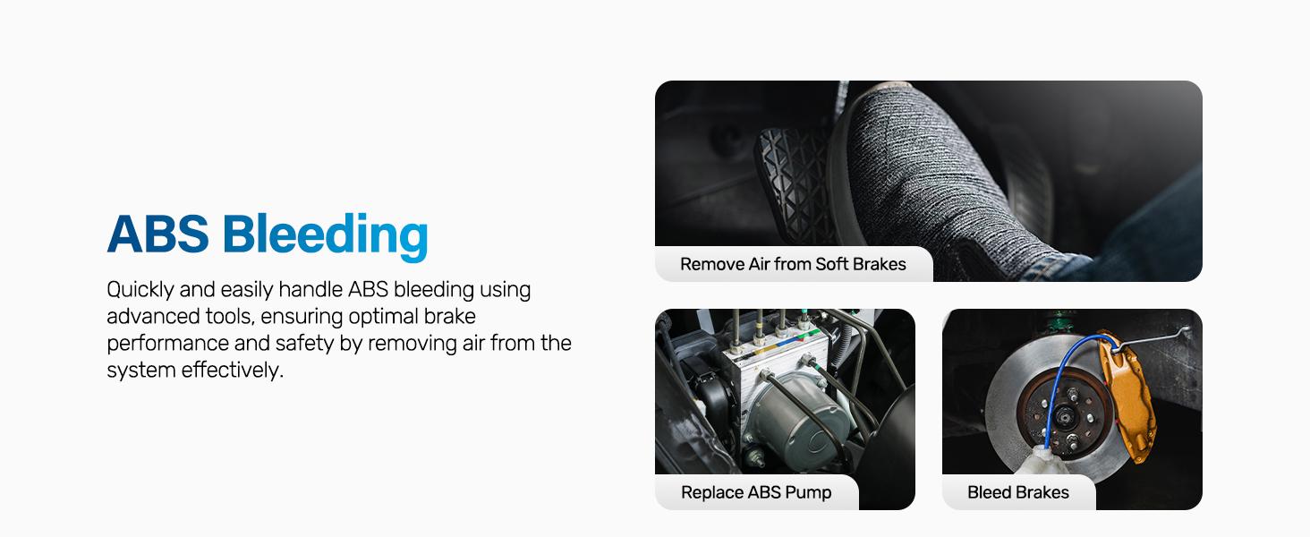 BLCKTEC 460T OBD2 Scanner with 12 Reset Services, scan Engine/ABS/SRS/Transmission, Oil/TPMS/EPB/SAS/DPF Reset, ABS Bleeding, Auto VIN, Free updates
