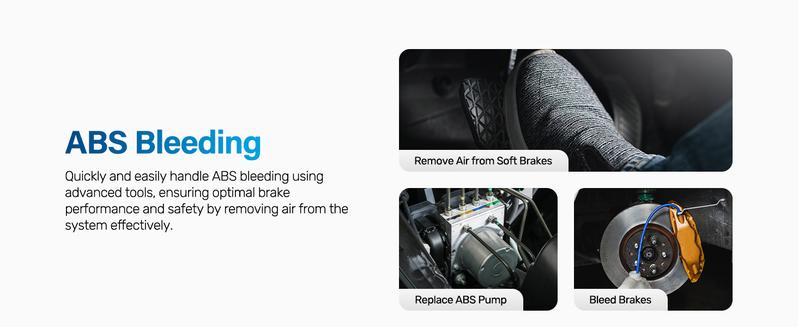 BLCKTEC 460T OBD2 Scanner with 12 Reset Services, scan Engine/ABS/SRS/Transmission, Oil/TPMS/EPB/SAS/DPF Reset, ABS Bleeding, Auto VIN, Free updates