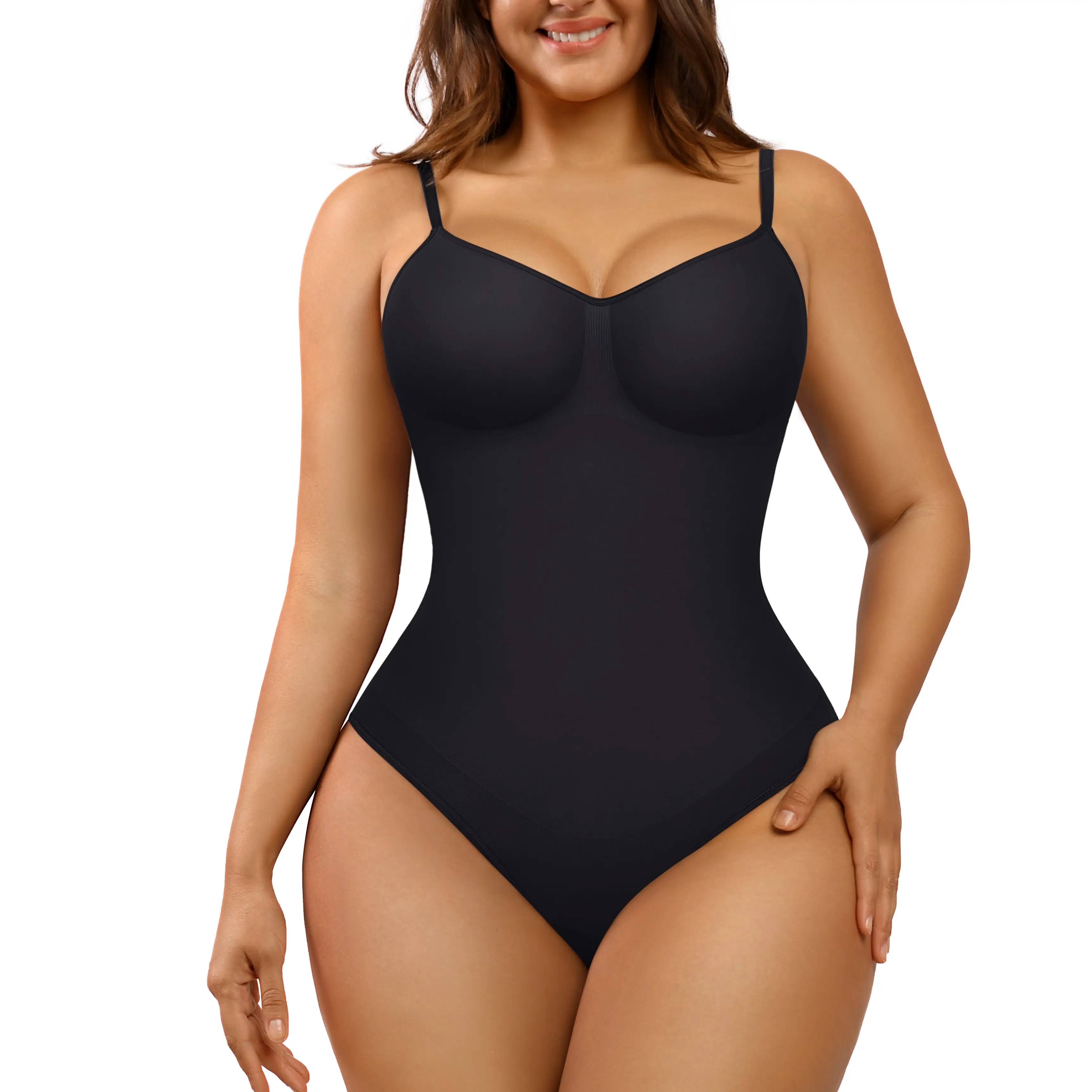 FeelinGirl Seamles Comfort  Jumpsuit Thong Bodysuit SpringStatements