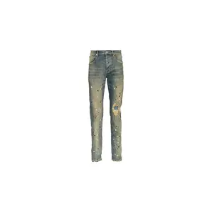 Slim Fit Jeans Low Rise With Slim Leg "Mid Indigo" P002 MID