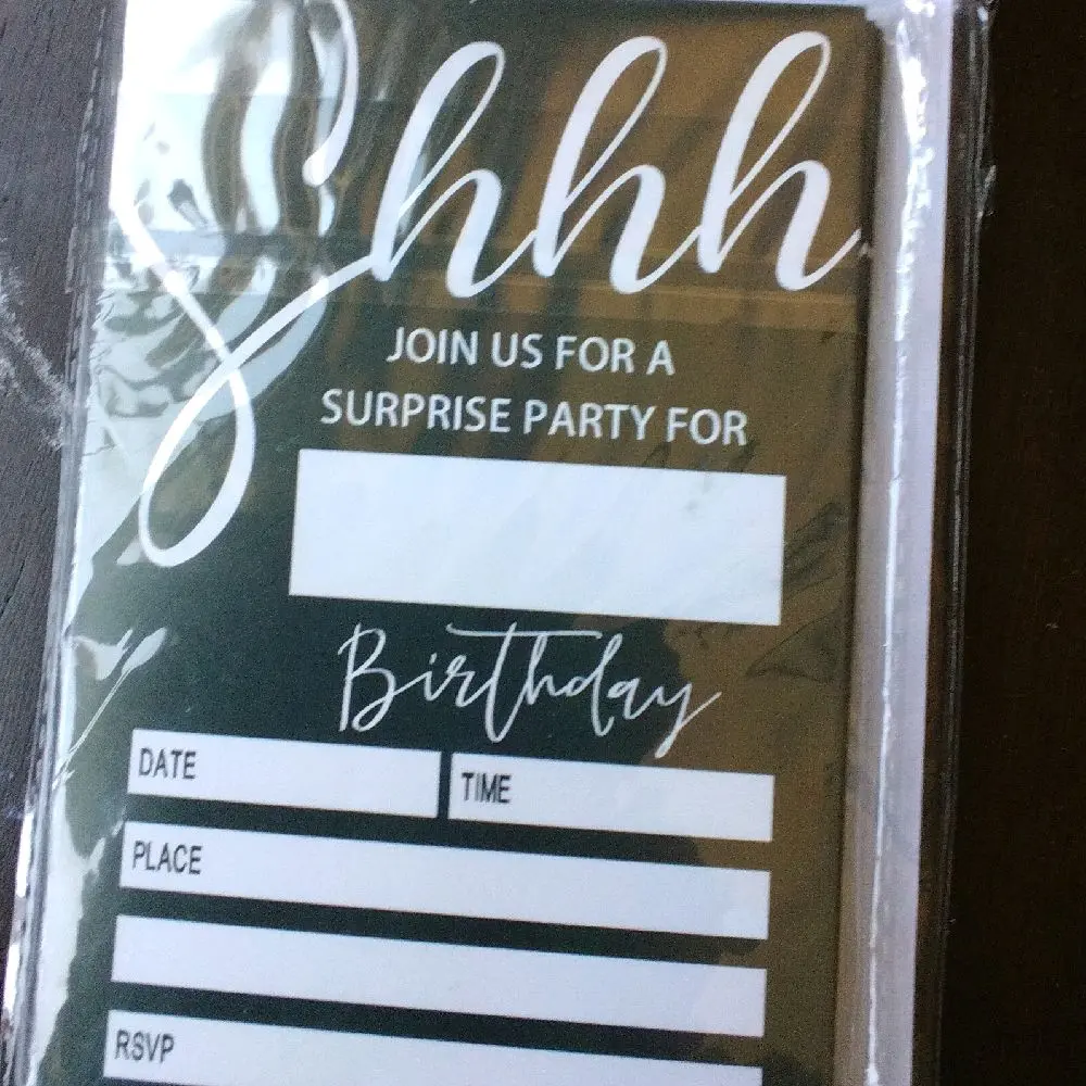 surprise party invitation