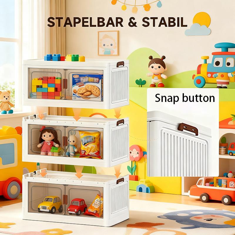 2/3/4/5 Layers    Plastic Storage Bins with Lids, Stackable Storage Containers with Wheels, Folding Storage Boxes, Collapsible Storage Bins, Closet Organizers and Storage for Living Room, Kitchen, Office, Dorm