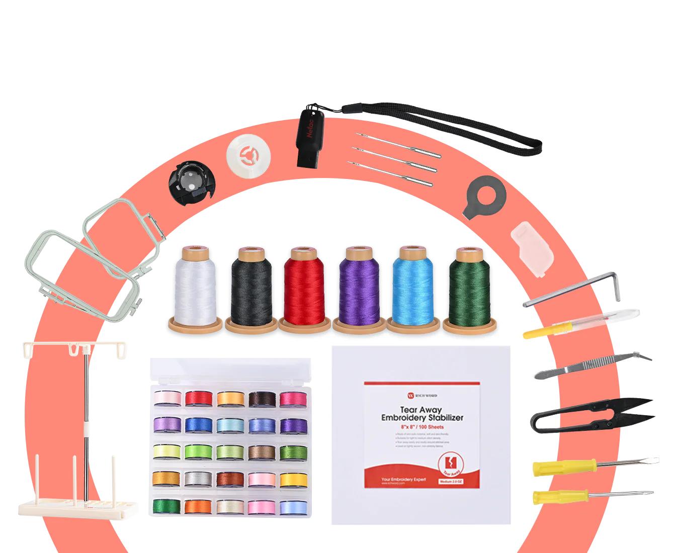 POOLIN EOC05 Computerized Home Embroidery Machine For Beginner