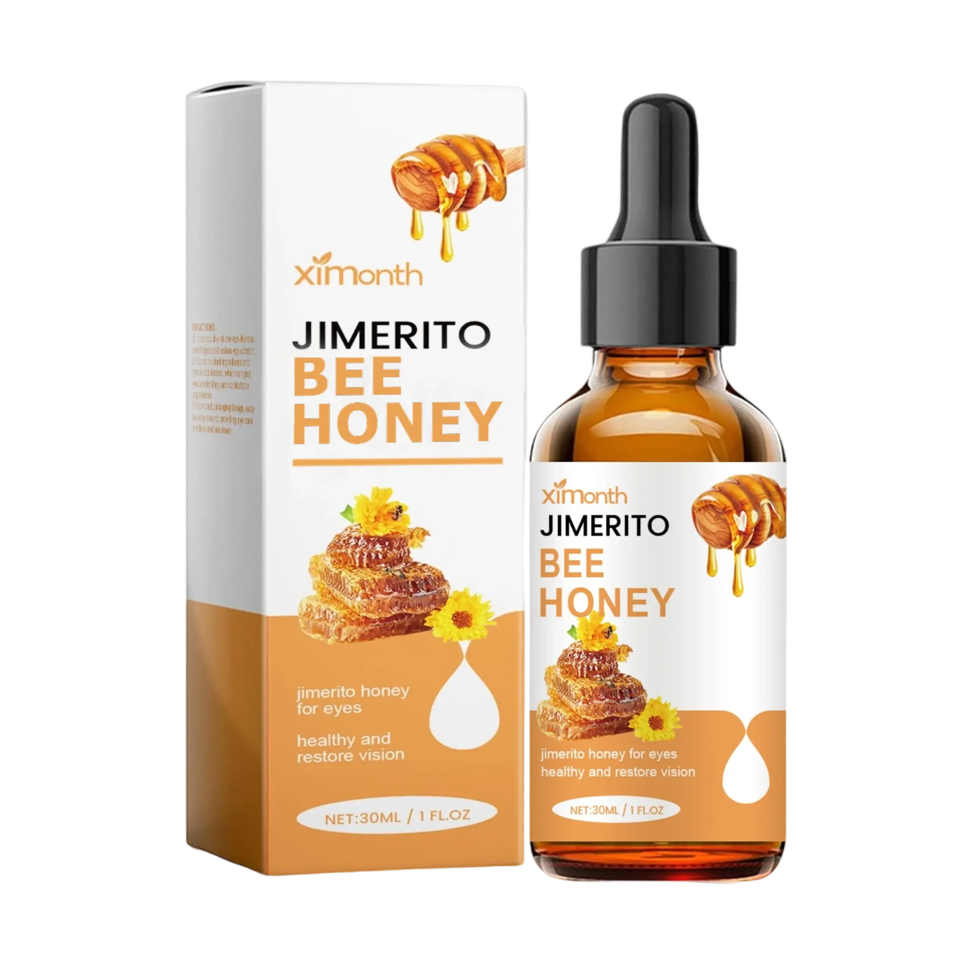 Honey Essence Eye Care Serum 30ML, Hydrating Moisturizer for Daily Eye Care, Gentle Refreshing Soothing Lotion for Men & Women